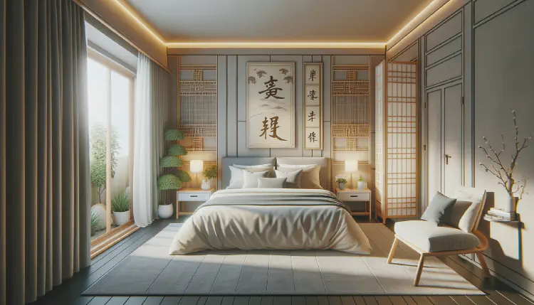 Feng Shui: Das Bett zwischen Tür und Fenster – Was tun?